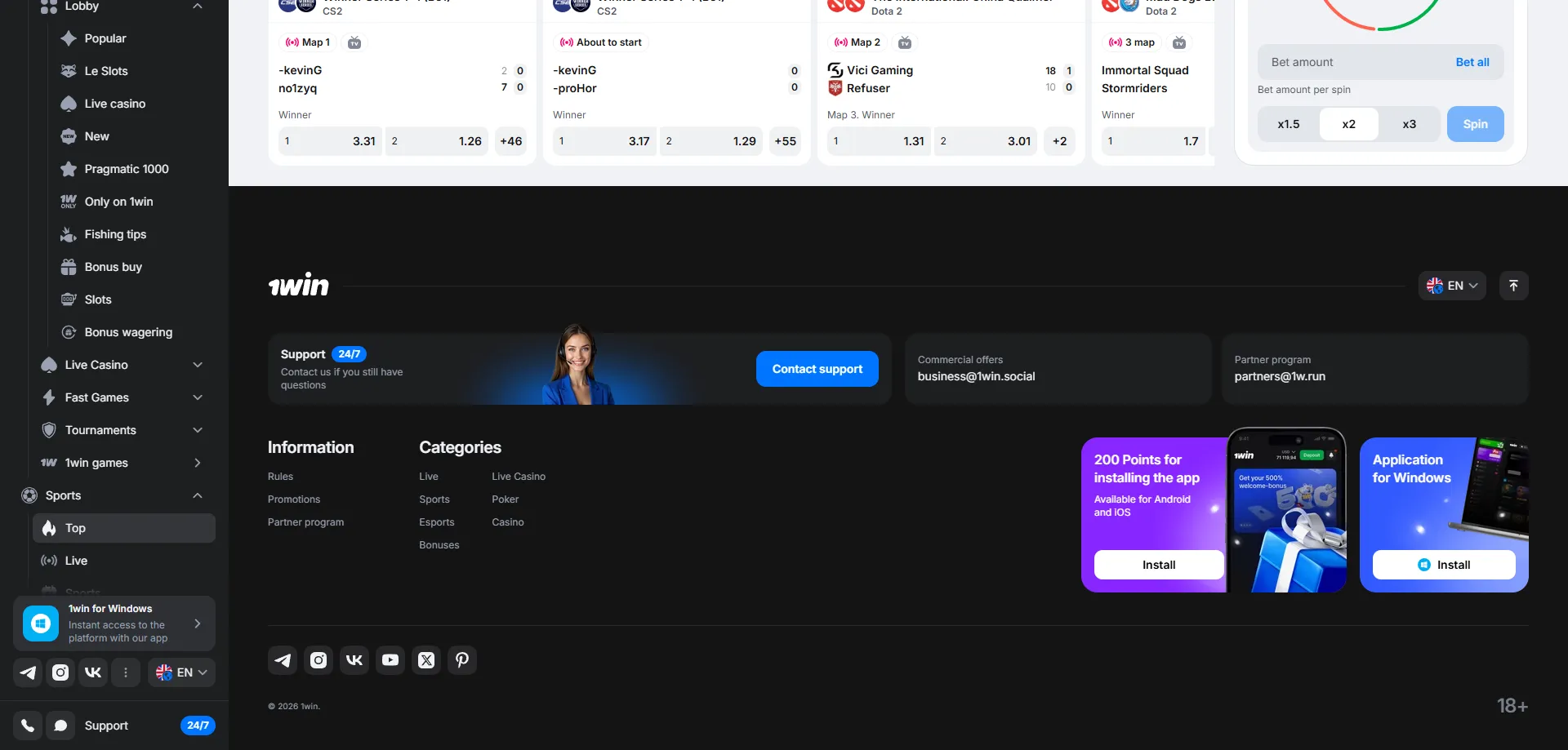 1win registration New Zealand — create account step by step